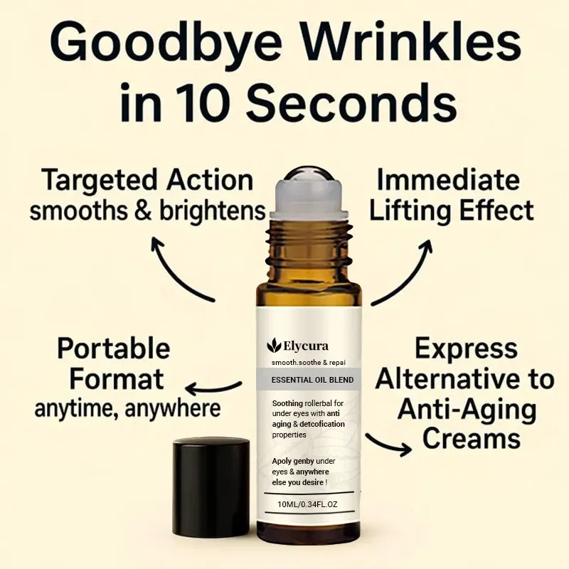 Elycura™ glide-on cosmetic oil for eye area care