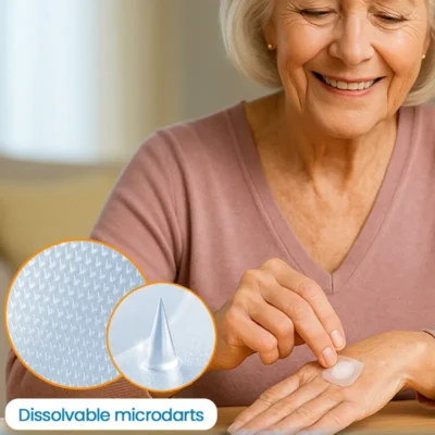 Elycura dissolving microneedle patch
