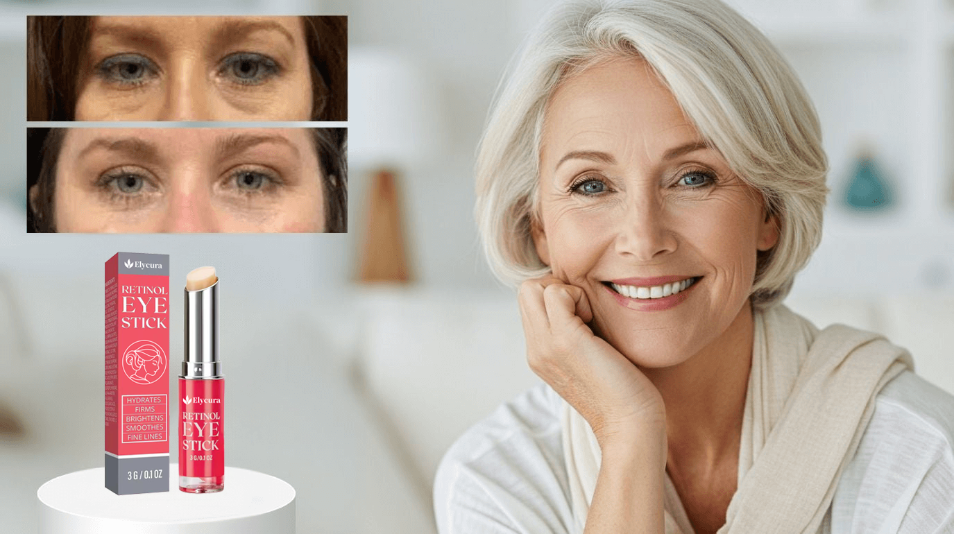 Elycura™ Retinol Eye Bag Stick for daily under-eye care